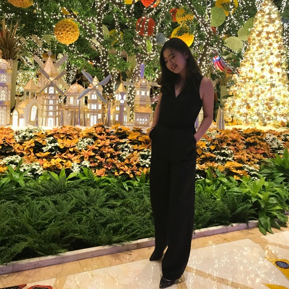 ralph lauren black and white jumpsuit - Picture 1 of 4